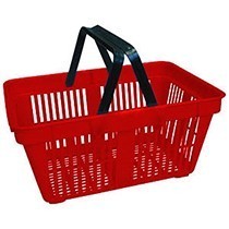Пластиковые покупательские корзины