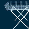 Напольные корзины для магазинов
