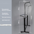 Стойка вешалка (вешало) металлическая напольная для одежды на колесах ST005, Фото 3