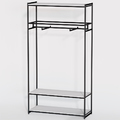 Стеллаж для одежды в стиле Лофт A22120-12(ч/б), Фото 2
